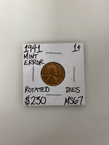 1941 Mint Error Penny
