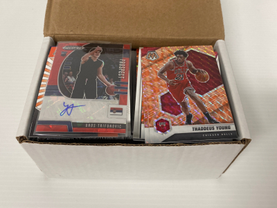Box of Assorted Basketball Cards