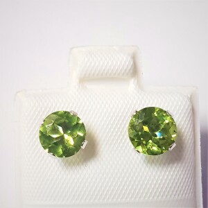 $240 10K Peridot (1.46ct) Earrings