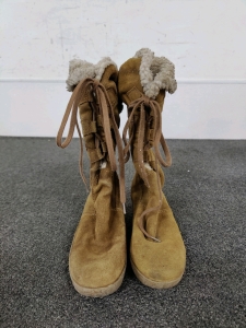 Brown Furry Boots
