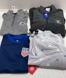 Women&rsquo;s Clothes Size Large: NM State 1/4 Zip, NM State Jacket, US Soccer Jersey, Disney Lounge Set
