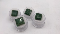 (4) Brazilian Emerald Gemstones