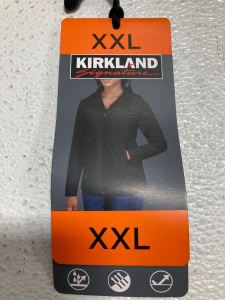 Women&rsquo;s Clothes Size XXL: Black Jacket, (3) Multicolor Sweaters