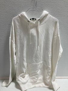 Women&rsquo;s Clothes Size Medium: Blue Jacket, White Hoodie, Dark Teal Crew Neck