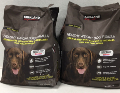 (2) Kirkland Signature Healthy Weight Dry Dog Food