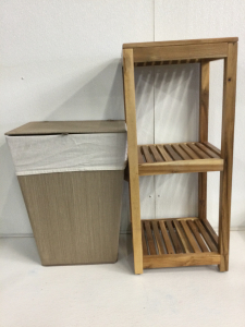 Laundry Basket and Storage Rack