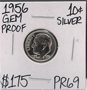 1956 PR67 Gem Proof Silver Dime