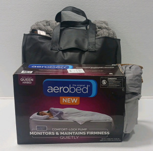 KinG Size Comforter And Aerobed Queen Air Bed