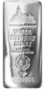 1 kg | Kilo Wall Street Silver Bar