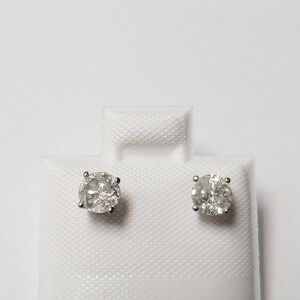 $2390 14K Diamond (0.78Ct,I1-I3,G-H) Earrings