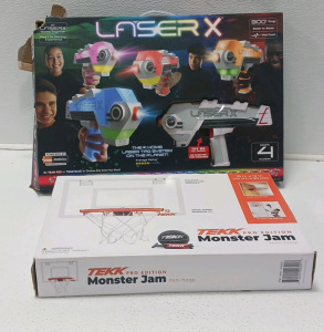 LaserX Laser Tag And Monster Jam Mini Hoop