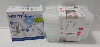 Waterpik Water Flosser And Buckle- Up Storage Set