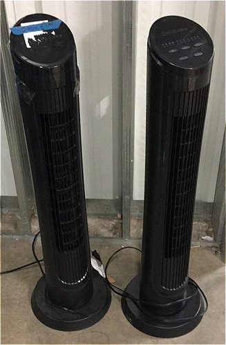 (2) OmniBreeze 40” Oscillating Tower Fans