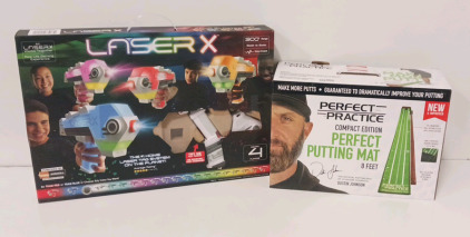 Laser X LaSer Tag Set And Perfect Putting Mat