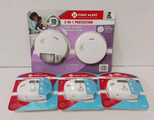 First Alert Smoke And Carbon Monoxide Detectors/ Alarms