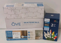 Ōve Waterfall String Lights And Phillips Color Changing String Lights