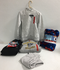 Boys Snow Pants, (2) Sweaters, Sweatpants, Plush Hoodie, Size 10/12