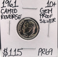 1961 PR69 Gem Proof Silver Dime