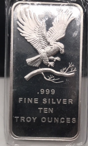 10 oz .999 Silver Bar