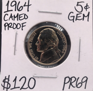 1964 PR69 Cameo Gem Proof Nickel