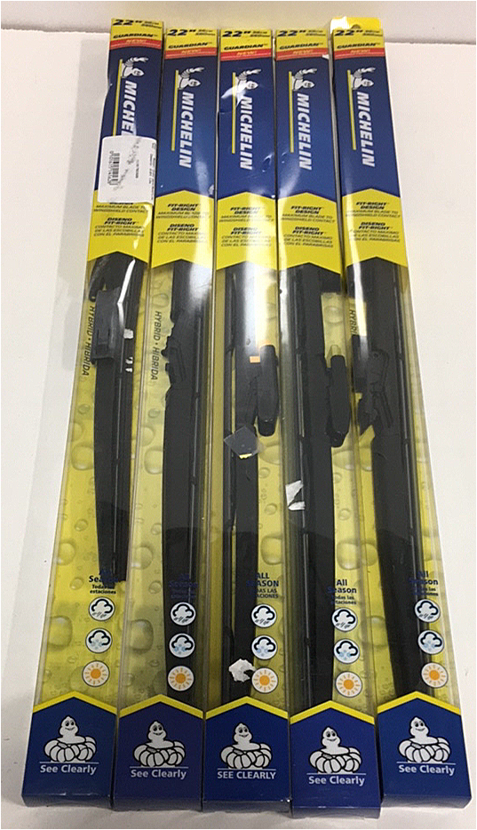 (5) Michelin 22” Guardian Windshield Wiper Blades