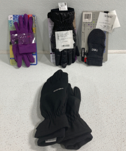 (4) Pairs Of Head Winter Gloves