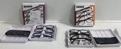 (2) Boxes Of Foster Grant Glasses + 1.50, (2) Boxes Of Foster Grant Glasses +1.25