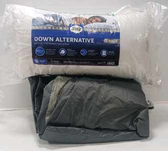 Sealy Airbed And Sealy Pillows