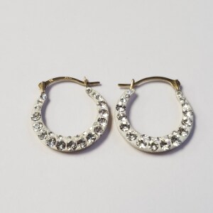 $500 10K Cz 0.75G Earrings