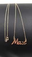 10K Gold Pendant & Chain