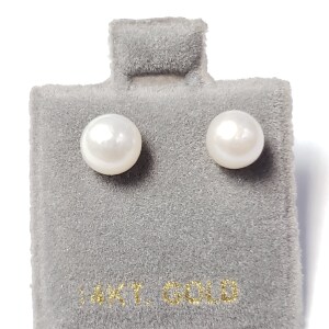 $240 14K Fresh Water Pearl Earrings