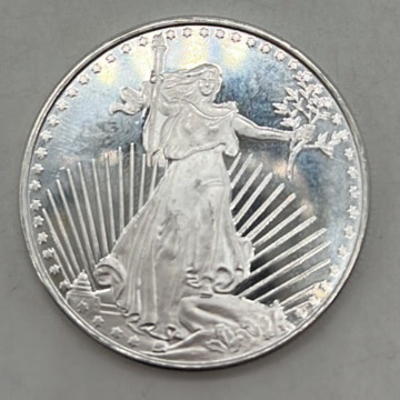 One Troy Ounce Fine Silver Liberty Coin