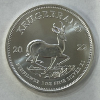 One Ounce Fine Silver Krugerrand Coin