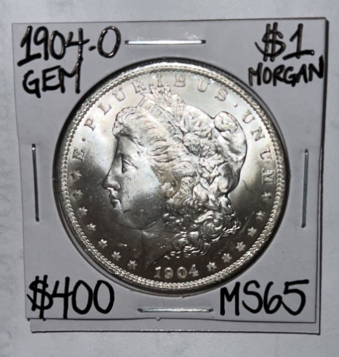 1904-O MS65 Gem Morgan Silver Dollar