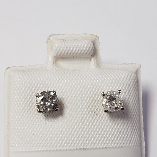 $2400 14K Diamond (0.4Ct,Si1-2,G-H) Earrings