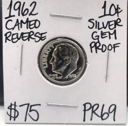 1962 PR6 Cameo Gem Proof Silver Dime