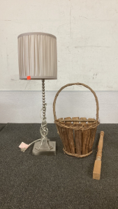 Working Lamp And Basket