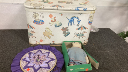 Vintage Clothes Bin