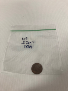 Us. 2 cent coin