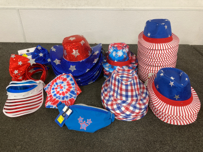 Assorted Patriotic Hats