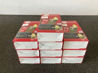 (10) Box of 100 All-Purpose Light Clips