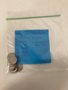 10 Canadian dimes