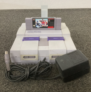 Super Nintendo Game System&mdash; Powers On