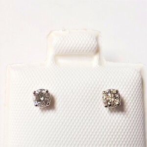 $1000 14K Diamond (0.19Ct,I1-2,H-I) Earrings