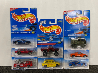 (8) Hotwheels Still in Package