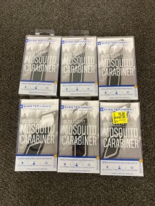(6) Mosquito Carabiners