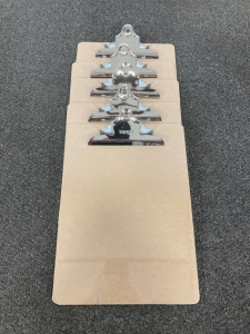 (5) Brand New Staples Clipboards