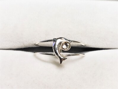 $100 Silver CZ Toe Ring