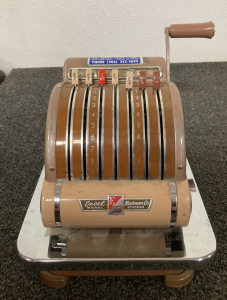 Vintage Excel Check Stamper- Works