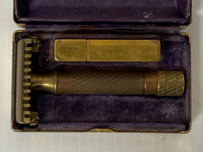 Antique Gillette Aristocrat Safety Razor with Original Case